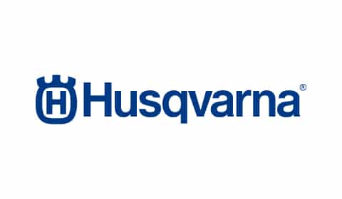 husqvarna-gold-supporter Husqvarna logo with blue text and emblem on a white background.