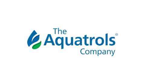 rada-gold-supporter-2 Aquatrols Company logo with blue and green water drop graphic on white background.