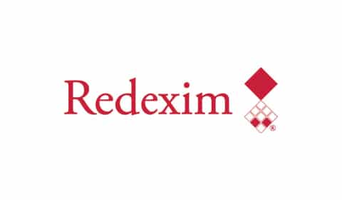 sgl-gold-supporter-1 Redexim logo in red text with a red diamond and grid design on a white background.